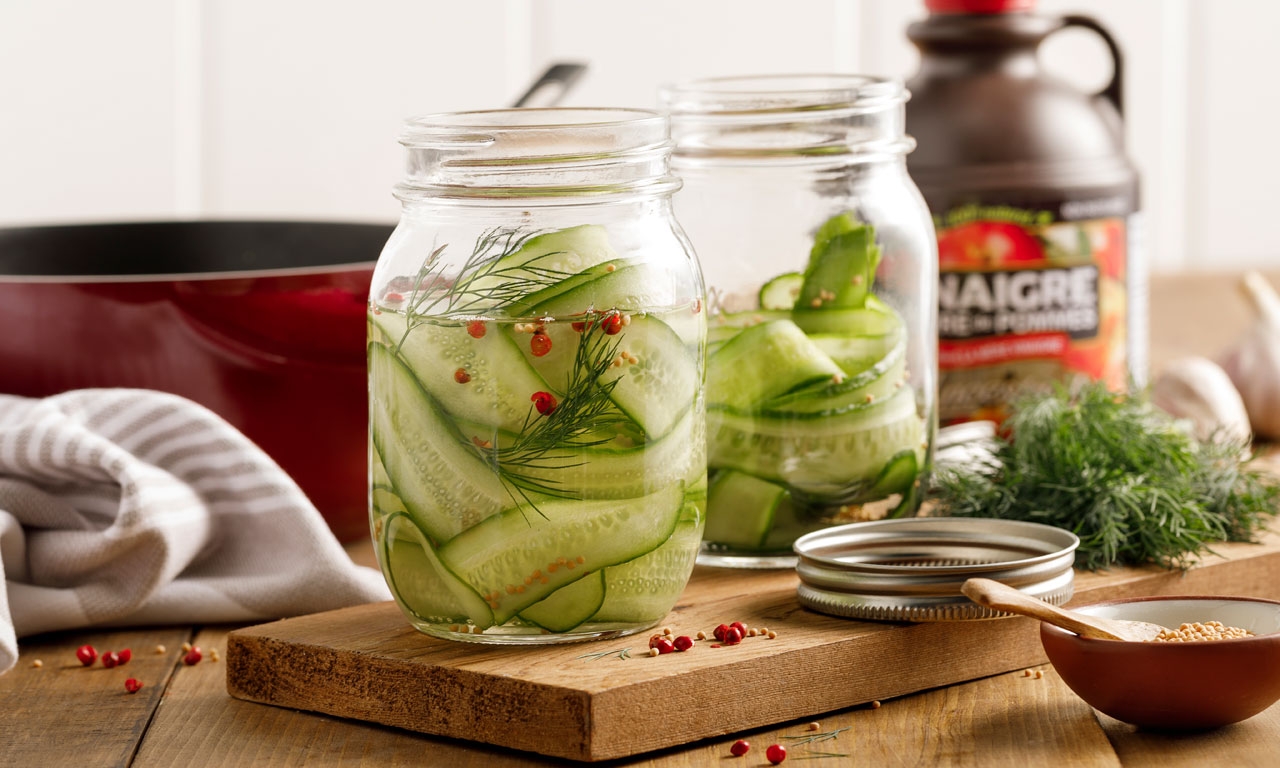 Marinade pour conserves de cornichons
